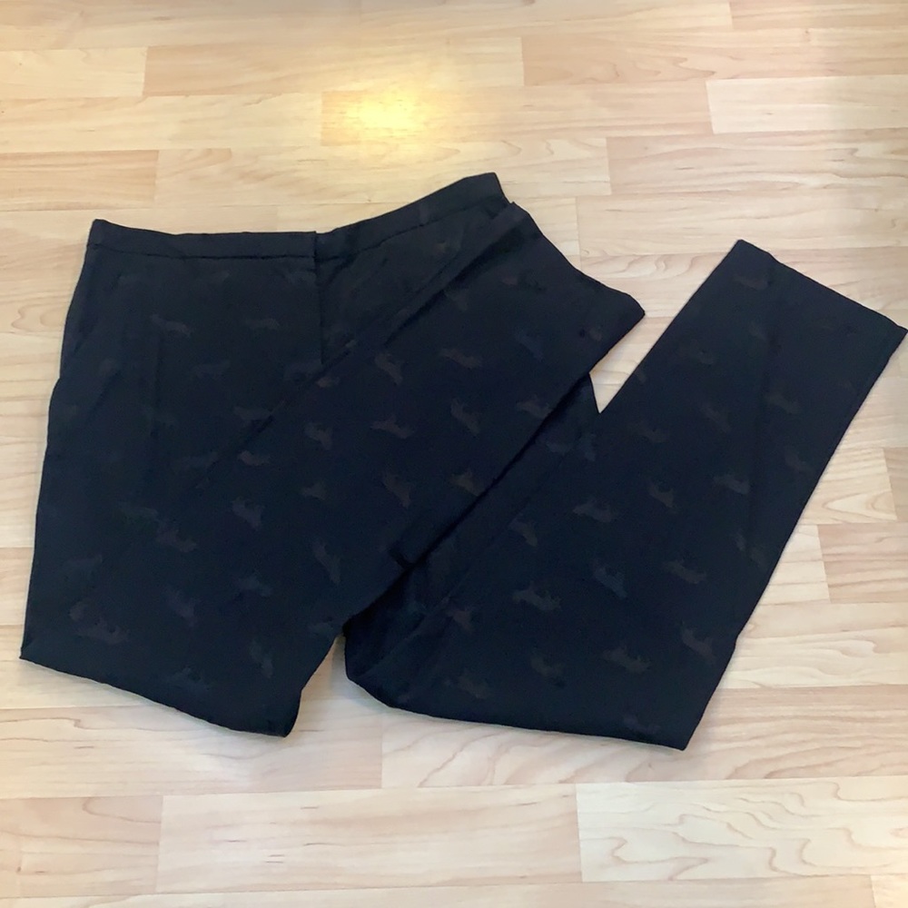 Petticoat Alley Black on Black Panther Casual Lightweight Lounge Pants Small
